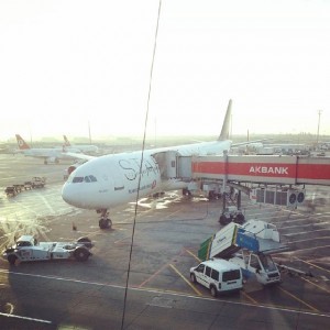 Şekil2. İstanbul-Frankfurt Uçağı 24 Ocak 2014